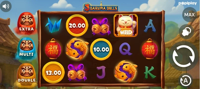 3 Daruma Dolls game artwork