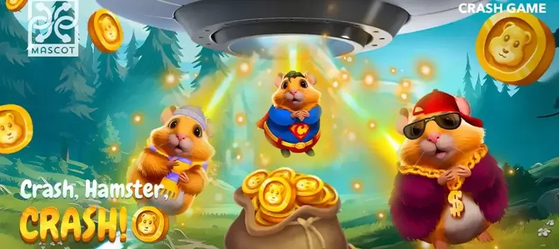 Crash, Hamster, Crash game artwork Crash, Hamster, Crash game artwork
